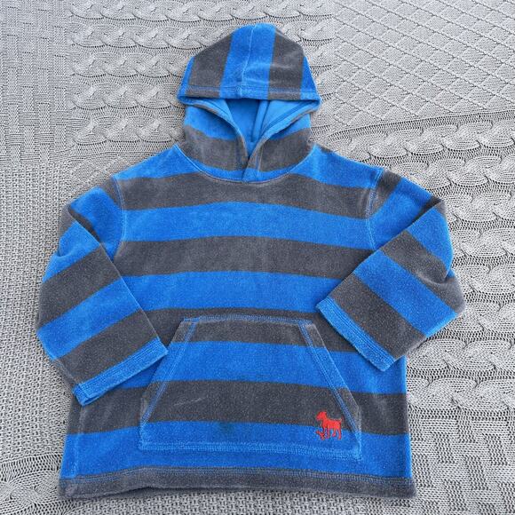 Mini Boden Hooded Toweling Top ~ 5/6 - Picture 1 of 11